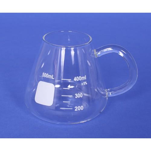 Erlenmeyer mug with handle 400ml