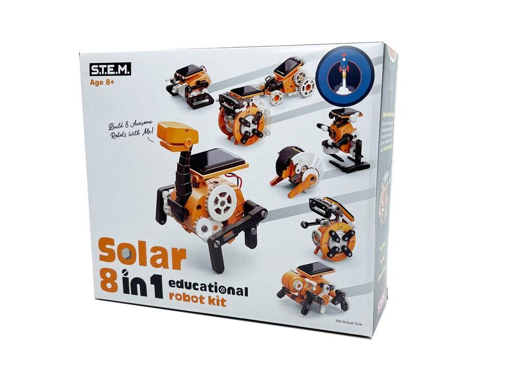 8 in 1 Solar educational robot kit